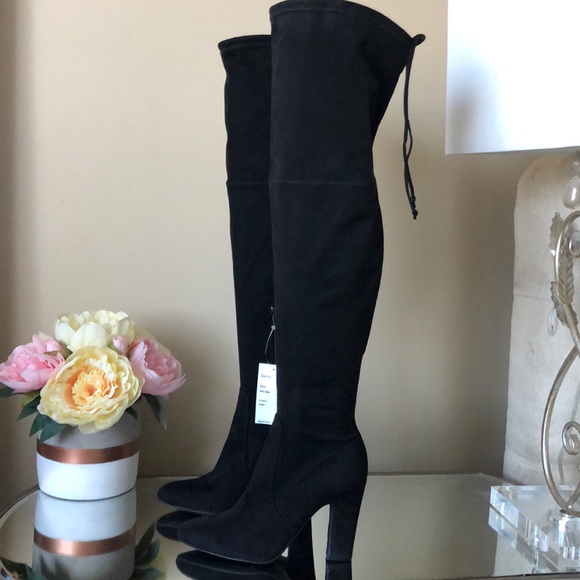 Unisa Shoes - New UNISA Black Over the Knee 4” Heeled Boots